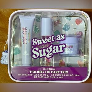 BNIP! scentXscent, Sweet as Sugar, 😻💜🍬🍭❄️✨ Holiday Lip Care Trio